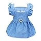 Hundekleid Welpen Luxusrock Hundekleidung Prinzessin Kleider Hochzeitsabendkleid Tutu Rock Jeansrock für Kleine Hunde Mäd Chen