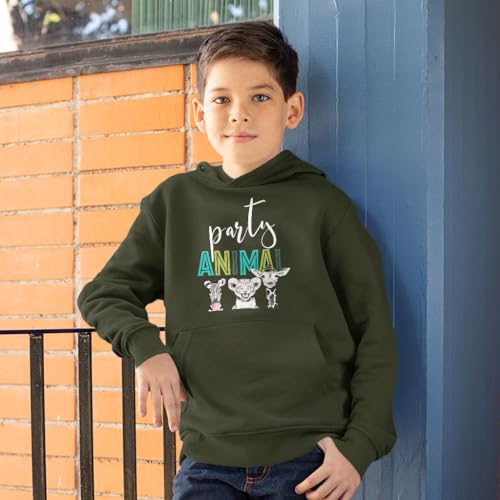 Party Animal Kid Kids' Hoodie - Animal Themed Gift - Cute Animal Clothing2