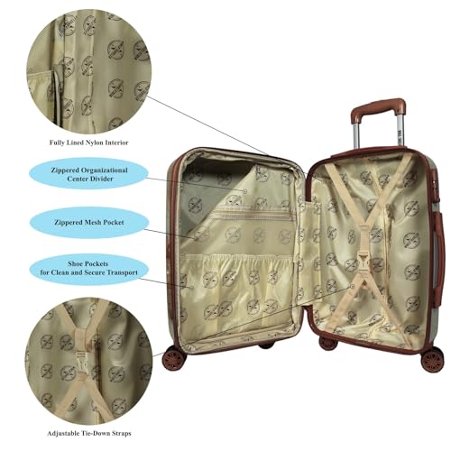 World Traveler Europe 2-Piece Spinner Set
