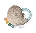 Itzy Ritzy - Ritzy Rattle Pal with Teether - Baby Teething Toy Features A Minky Plush Character, Gentle Rattle Sound & Soft Teether Toy for Newborn (Sloth)