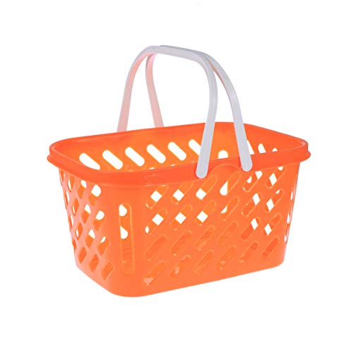 Cesta organizadora multiusos de plástico para lavandería y juguetes, pack de 3 2