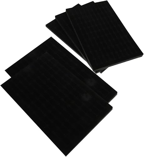 Miniatura 5 de EXCEART 3 sets espuma almohadilla de joyería Mat anillo bandeja inserción para exhibición de joyería pendiente titular esponja esteras 3 piezas* 3