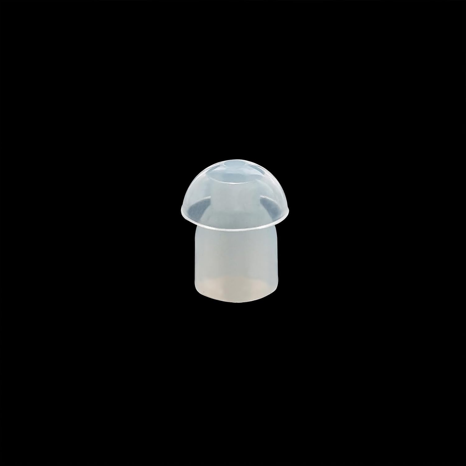 In Ear Acoustic Coil Tube Earpiece Tips Replacement for Two Way Radio Walkie Talkie Headset (White,Large,50Pack)