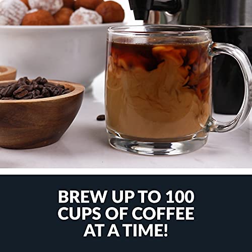 Homecraft 100-Cup Coffee Urn And Hot Beverage Dispenser With Dripless Faucet, Quick-Brewing, Stainless Steel #TOP7