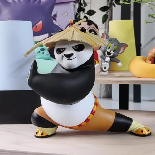 Image of Gifts- Kung Fu Panda Action Figures - Limited Edition, Kung Fu Panda Figurine, Merchandise Figures, Collectible Figurine for Home Decor, Office Table & Study Table Toys (15 cm)