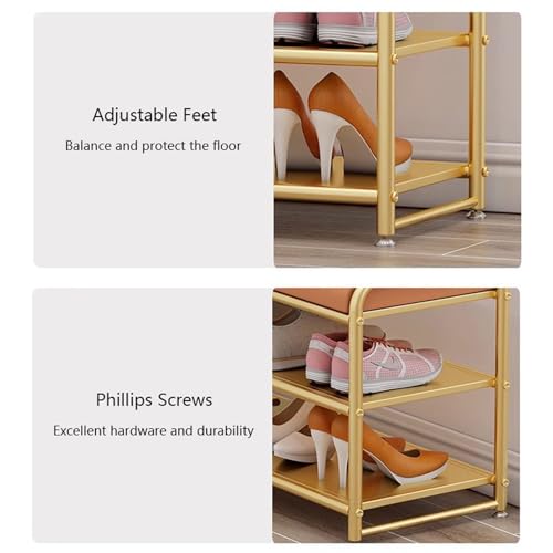 Banc à chaussures compact pour optimiser l'espace et ranger l'entrée facilement - 5