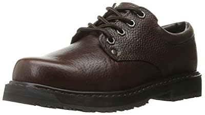 Dr. Scholl's Shoes Men's Harrington II Work Shoe, Bushwacker Brown, 8.5 W US