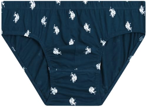 U.S. Polo Assn. Mens Brief - 7 Pack Tag Free No-Fly with Contour Pouch Low Rise Underwear Briefs for Men (Sizes: S-XL)4