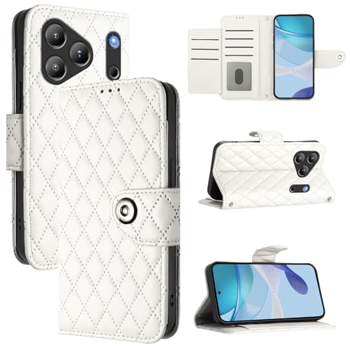 �X�}�z�P�[�X �Ή��@�� for Blackview Wave 7C �X�}�z�P�[�X�y�J�[�h�z���_�[�E�E�H���b�g�E�}�O�l�b�g�o�b�N���E�t���b�v�E�X�^���h�@�\�t���zWhite
