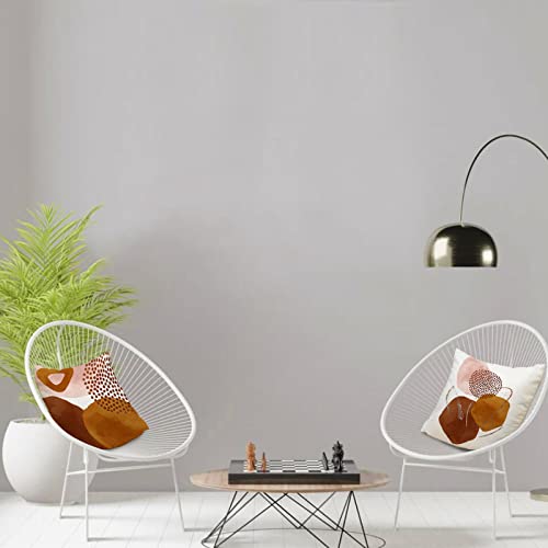 Jartinle Burnt Orange Fall Abstract Art Throw Pillow Covers 18X18 Accent Mid Century Modern Pillow Covers Geometric Minimalist For Couch Set Of 4 #TOP5