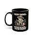 Chabemma Funny Gardening Frog Mug, I Bury Things Maybe Plants Maybe People Quote Coffee Cup, Sarcastic Plant Lover Gift, Humor, Gifts for Gardeners, 11 oz Black Ceramic Coffee Mug
