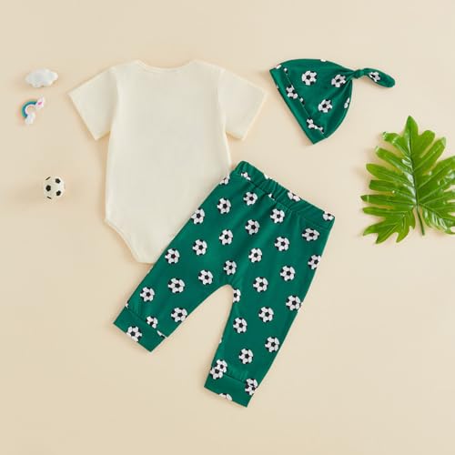 Image of Amnnchya Newborn Baby Boy Clothes Fishing Short Sleeve Romper Shirt Tops Pants Summer Spring Outfits Cute Hat Set