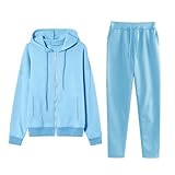 【Articles à la mode】 Mélangez et associez chaque article avec d'autres articles de votre garde-robe pour créer des looks différents. L'ensemble de vêtements de sport pour femme est parfait pour les vacances, le fitness, les activités de plein air, les voyages, la plage, les réunions de famille et entre amis. Les pantalons larges sont conçus pour créer une silhouette flatteuse pour un look élégant. est confortable et extensible pour s'adapter à tous les types de corps.