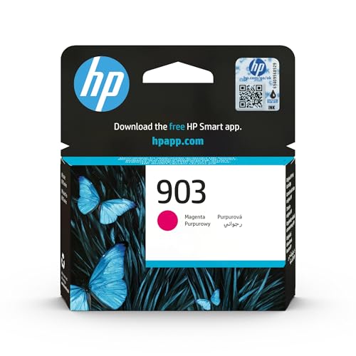 HP 903 T6L91AE, Magenta, Cartucho de Tinta Original, compatible con impresoras de inyección de tinta HP OfficeJet 6950, 6951; OfficeJet Pro 6960, 6970