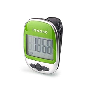 PINGKO Walking Pedometer Accurately Track Steps Portable Sport Pedometer Step/distance/calories/Counter Fitness Tracker, Calorie Counter