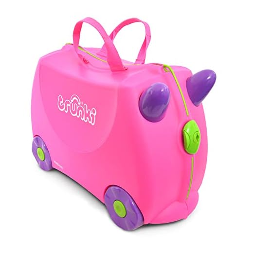 Trunki Maleta niña correpasillos y equipaje de mano infantil: Trixie (Rosa)