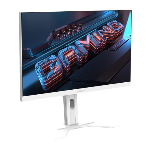 Image of GIGABYTE M27QA ICE (27 inch) 180Hz, KVM Gaming Monitor, 2560 x 1440 Pixels SS IPS Display, 1ms MPRT Response Time, 95% DCI-P3 / 130% sRGB, VESA Display HDR400, Height Adjustment, White