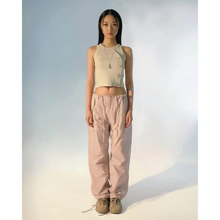 Grunge Baggy Pant Y2K Hip Hop Cargo Pants with Pockets Goth Punk Fairycore Clothing Vintage Alternative Streetwear4