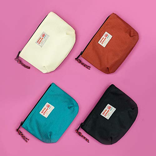 Rough Enough Small Travel Power Bank USB Charger Cable Case Organizer Bag Pouch with Zipper for Mac Electronics Tech Accessories Magic Mouse Toiletry Storage Shaving Kit for Men Women School Boy Girl