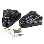 YDLMT-Black-ABS-Motorcycle-Accessory-Swingarm-Rear-Axle-Covers-For-Harley-Softail-Heritage-Springer-Bad-Boy-1986-2007