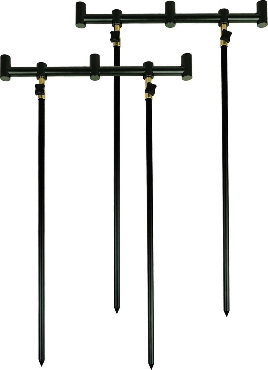 Goalpost Set 2 Rod Complete - Podpórki - Buzzerbars - Czujniki brań - Wędki - Karp