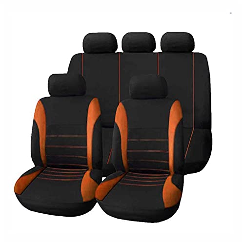 ZTHL Couverture de siège de Voiture d'été élégant et Confortable Couvre Accessoires de Ventilation pour Dacia Dokker Duster Lodgy Logan 2 Sandero Stepway 2 Encyclers Complet (Color Name : Orange)