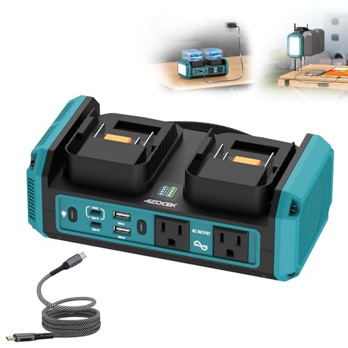 Amazon.co.jp: Azocek 350W パワーインバーター 正弦波 マキタ18V