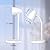 RORENSE LED Desk Lamp for Home Office,3 Light Colors,Flexible Gooseneck Table Lamp,Dimmable Reading Light for Bedside Small Desk Lamp for College Dorm Room,Bedroom Desk Light,White