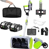 【2025最新強化版】除雪機 電動除雪機 充電式 コードレス 電動スノーショベル 【デュアルバッテリー駆動】【マキタ18v電池互換】車輪付き除雪機 除雪幅43cm 除雪高さ30cm 投雪距離8M 連続使用最大40分 調整可能な3方向吹雪 低騒音 折りたたみ式 電動スコップ 家庭庭園芸用DIY 操作簡単 収納保管が簡単 除雪用具 さまざまな路面 1年間の保証 日本語の取扱説明書が付属