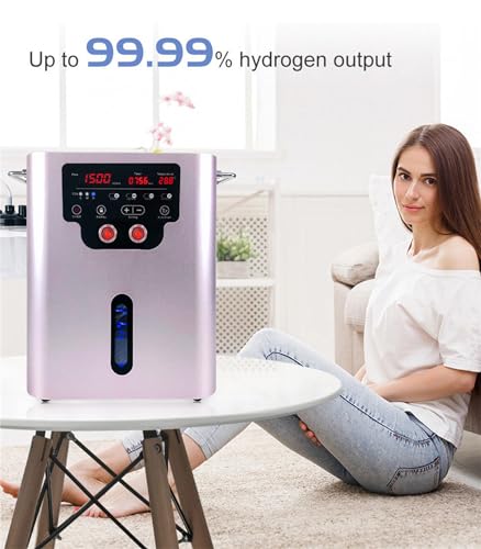 FXNFXLA Hydrogen Inhalation Machine, HO-Separated 1800ml/min (1200 H+600 O) Dual-Port Inhaler, 99.996% High Purity H2 Generator, SPE/PEM Technology, for Home - Image 4