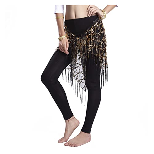 Cachecol de quadril para dança do ventre, 16 cores, acessórios para roupas de dança do ventre, elást