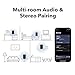 Audio Pro A10 MKII Wireless Multiroom Speaker, WiiM Edition | High Fidelity, Bluetooth, WiFi | Compatible with AirPlay 2, Google Cast, Siri, WiiM Home App, Stream Spotify, Tidal & More, Black
