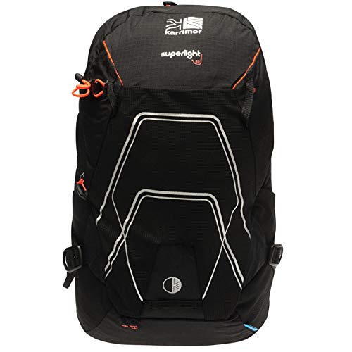 Karrimor Unisex Superlight 20 Mochila Macuto Senderismo Trekking Negro 20 litros