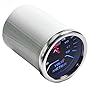 Mintice Car Motor Universal Smoke Tint Len 2" 52mm Volt Voltage Gauge Meter Pointer Indicator Instrument Meter White Light 8V - 18V #3
