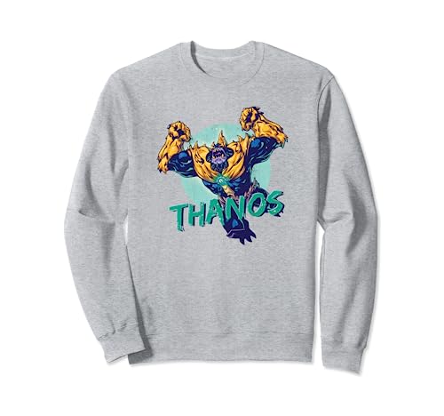 Sweatshirt Marvel Mech Strike Thanos Monster Roar Logo vêtement streetwear pull homme et pull femme