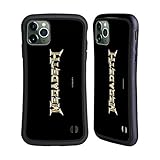 Dauerhafte Gelkörper Head Case Designs Offizielle Megadeth Logo Schluessel Kunst Hybride Huelle kompatibel mit iPhone 11 Pro Max