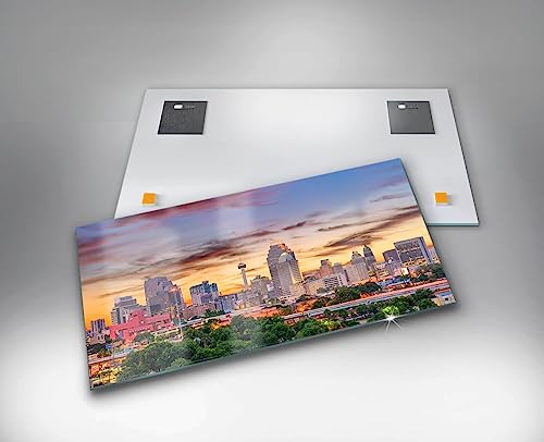 Tableau en verre coloré durable 120x60cm Wallfluent d'exception - 2