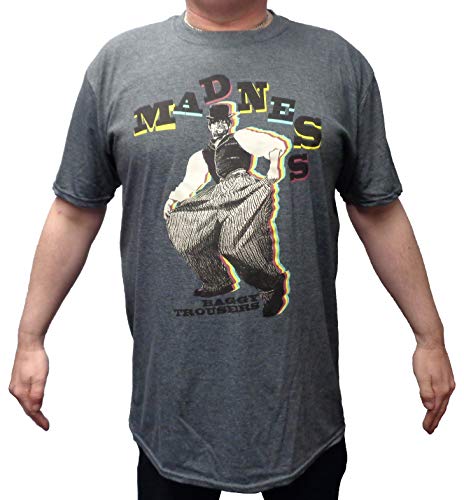 Mazeys Mens Official Madness T Shirts (Large, Baggy Trousers)