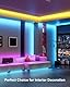 LED Strip 30m, Bluetooth LED Streifen,RGB LED Strip Farbwechsel LED Lichterkette mit Steuerbar via App, Fernbedienung, Sync mit Musik, Bänder für Schlafzimmer TV Zuhause Schrankdek