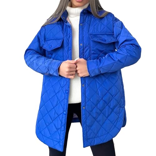 Doudoune matelassée femme style casual veste d'hiver boutonnée pour sorties urbaines