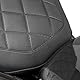 Lorababer Motorrad-Leder-Soziussitzbezug, kompatibel mit Rebel CMX1100 CM1100 CMX cm 1100 2021 2022 2023 2024 Druckentlastungs-Tourensätteln (Vordersitz-Schwarz)