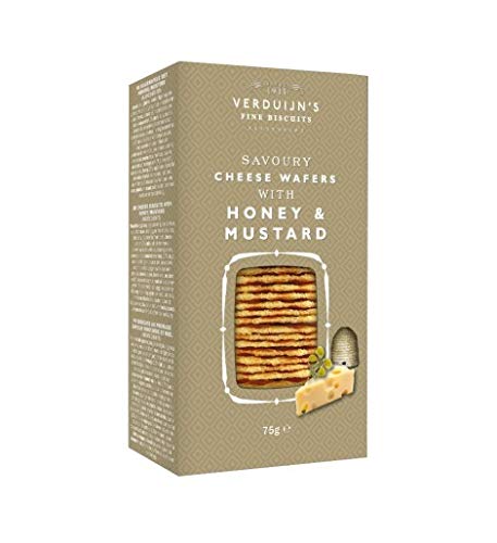 VERDUIJN'S - Wafers con formaggio, miele e senape 85 g - Confezione da: 12 pezzi