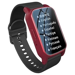 Weyot Valalarm voor ouderen, valwaarschuwingsapparaten voor ouderen, met SOS-noodknop, HD-spraakoproep en waterdicht, alarmknop voor ouderen voor dementie, Alzheimer