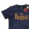 The Beatles T Shirt Drop T Band Logo Official Unisex Charcoal Grey XXL #3