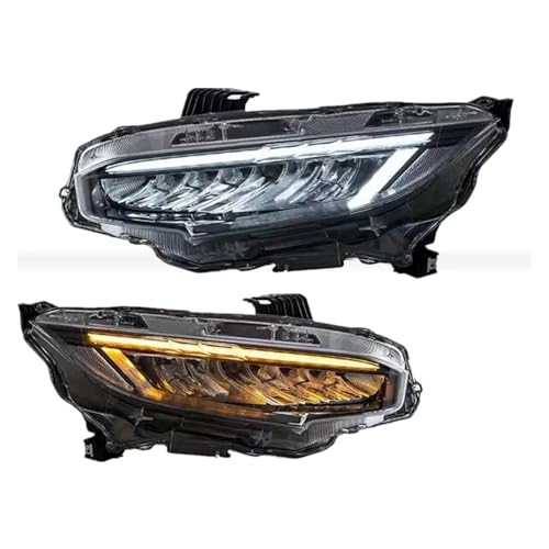 Ensemble de phares Honda Civic 10e direct plug and play pour berline et hayon