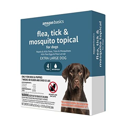Amazon Basics Flea, Tick & Mosquito Treatment for X-Large Dogs Cover