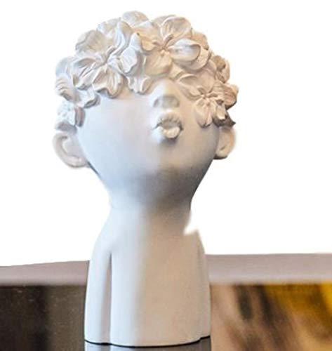 FUYIO Modern home Statues Sculptures decoration accessories Resin figure wine cabinet ornaments decoration Miniature Home Decor Gift,5