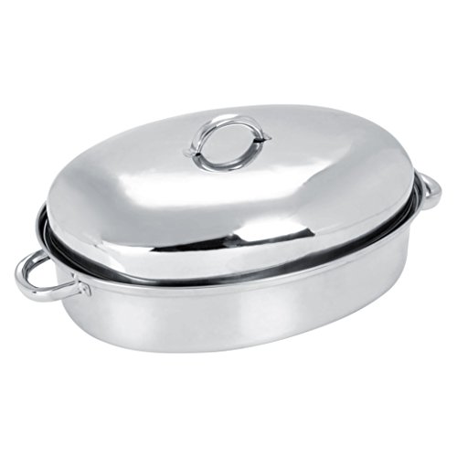 SQ Professional ovale in acciaio INOX con griglia