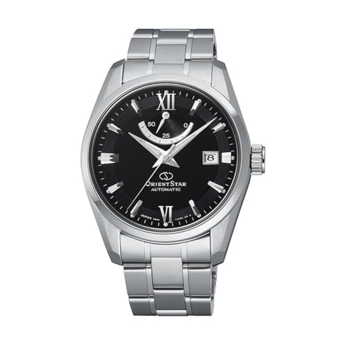 Orient Automatik Herren Armbanduhr aus Edelstahl in der Farbe Silber-Schwarz 39mm, Wasserdichtigkeit: 10Bar, RE-AU0004B00B