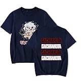 Merch - Camiseta Gachiakuta Anime Closplay de manga corta, unisex, clásica, azul, S